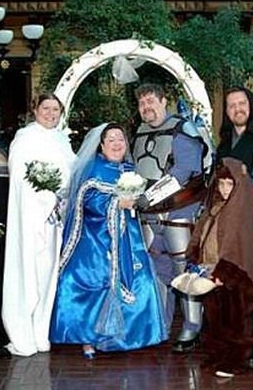 необычная свадьба - свадьба по-рыцарски